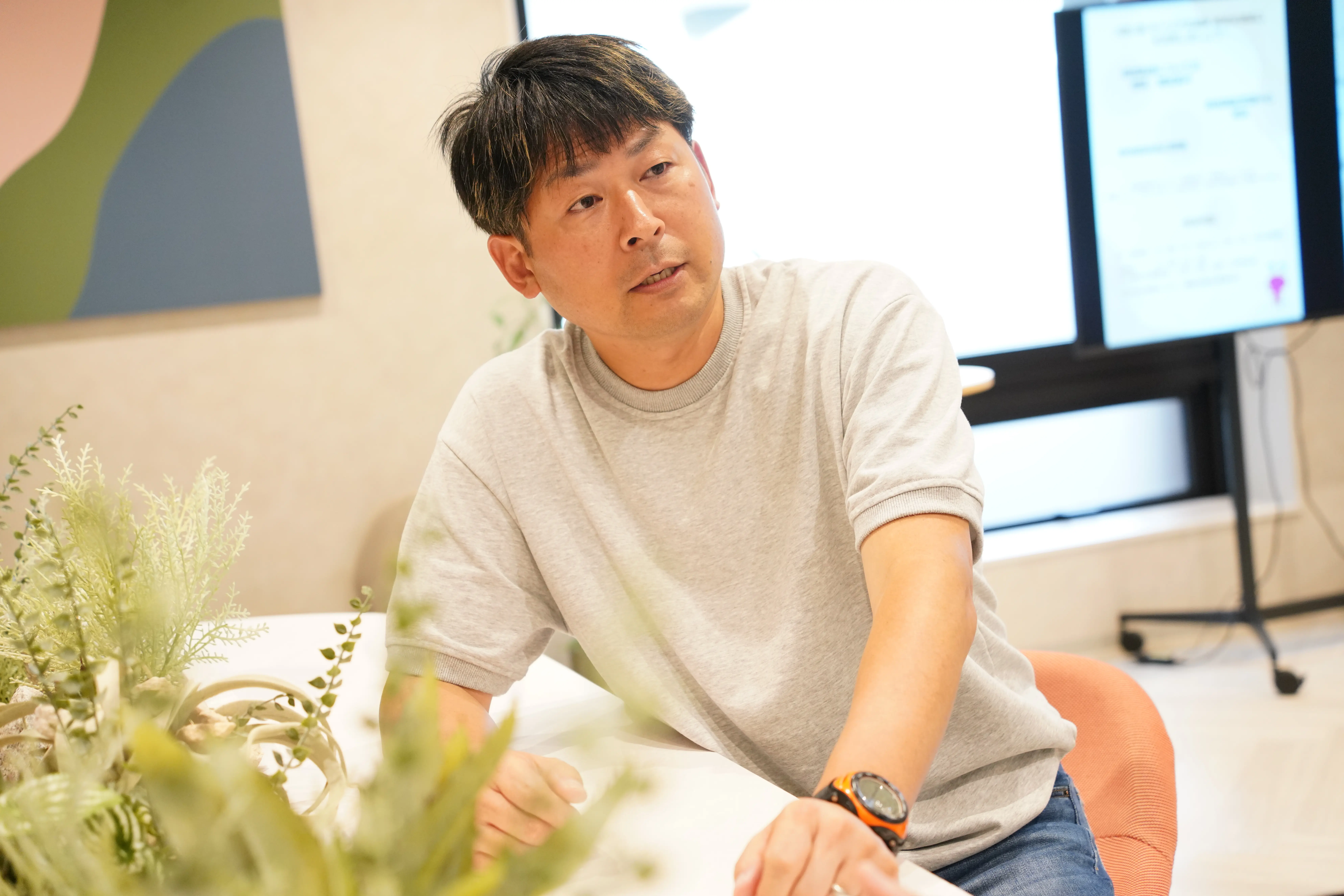 企画課対談の様子
