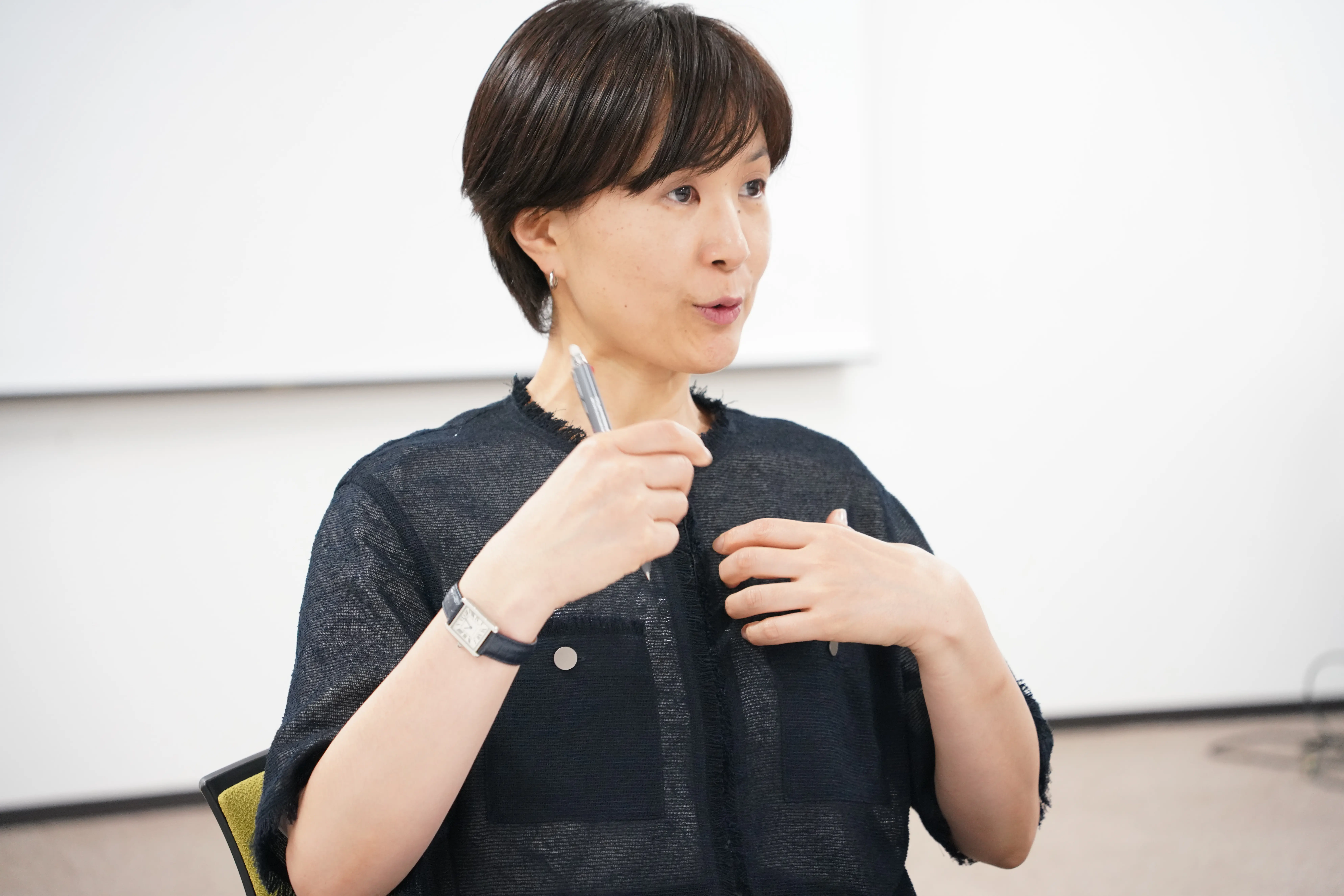 企画課対談の様子