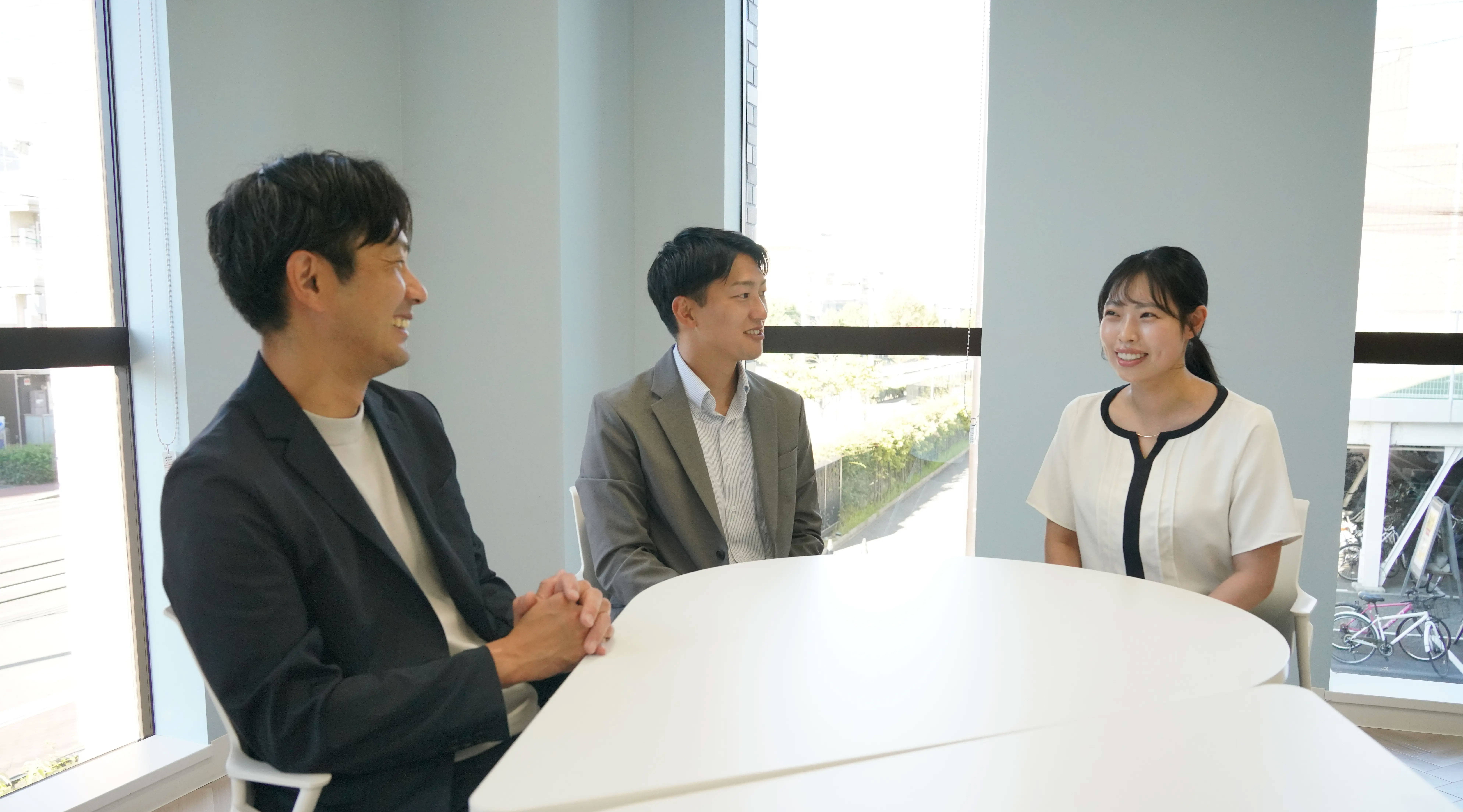 人事課対談の様子