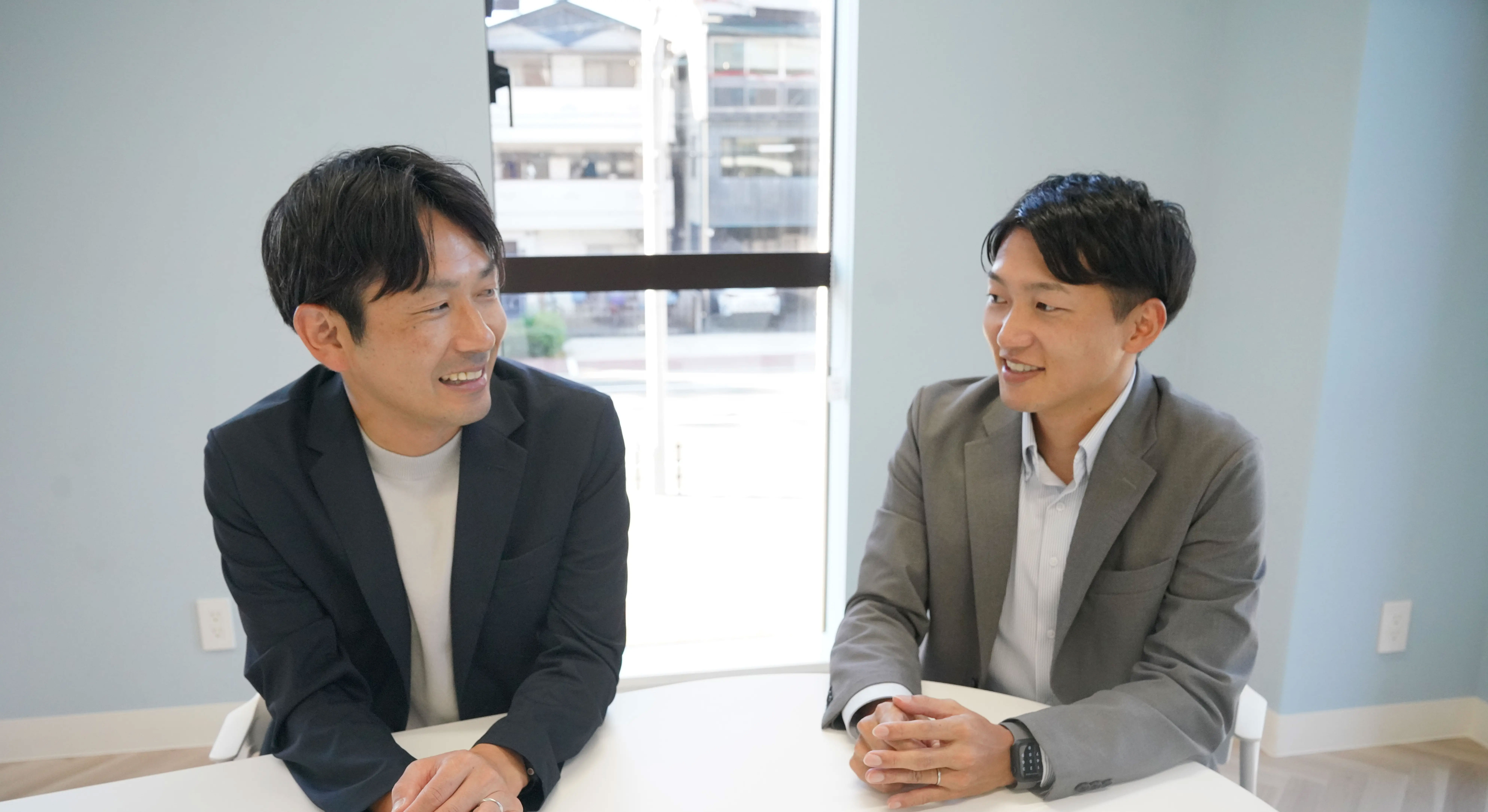 人事課対談の様子