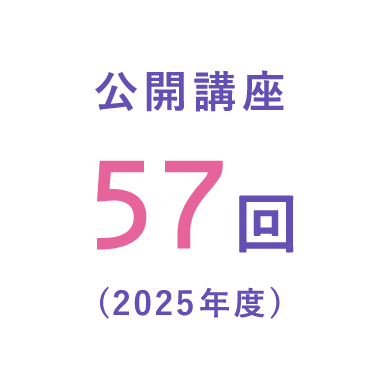 公開講座 57回（2025年度）