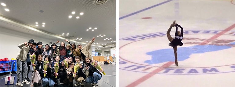 アイススケート部 フィギュア部門 体育会一覧 クラブ サークル キャンパスライフ 大阪経済大学
