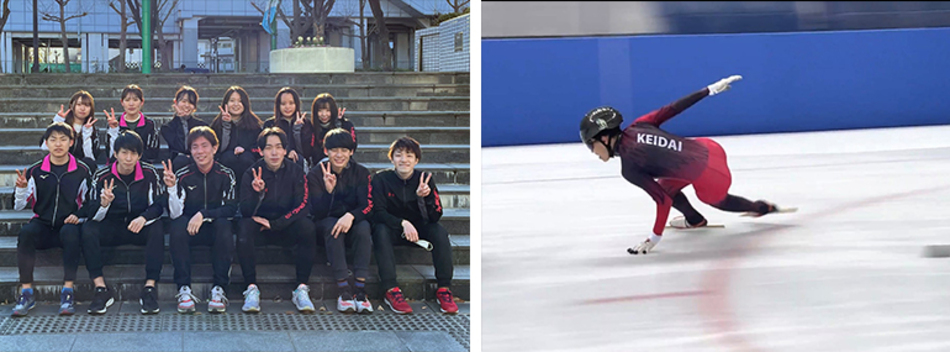 アイススケート部 スピード部門 体育会一覧 クラブ サークル キャンパスライフ 大阪経済大学
