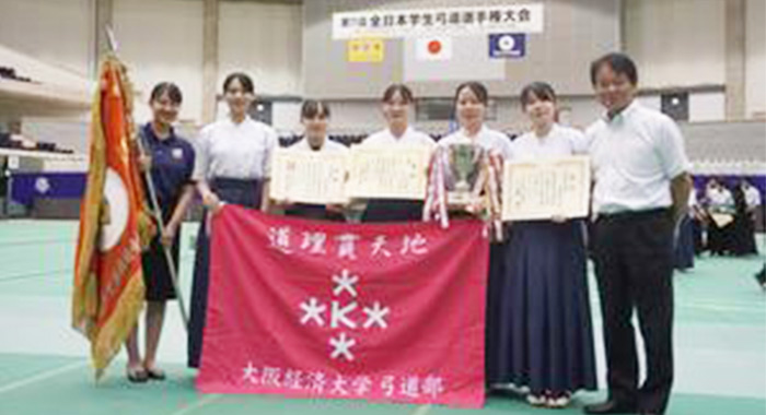 全日本学生弓道選手権大会 団体戦 優勝（3年ぶり2度目）