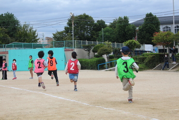 地域依頼事業：別府小学校「かけっこ教室」