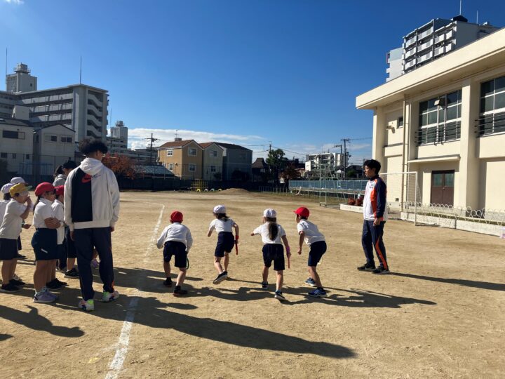 出前授業：井高野小学校「かけっこ教室」