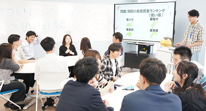 四国出身の在学生と卒業生が交流 ― 将来につながるネットワーク形成の場に