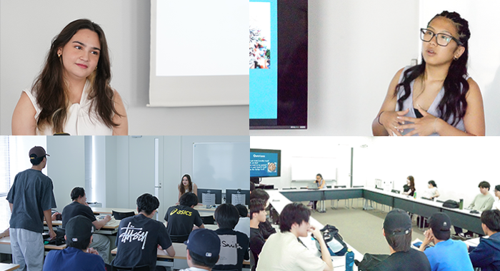 カナダ・ヨーク大学よりインターンシップ生2名受け入れ ― ゼミ演習でのネイティブ英会話
