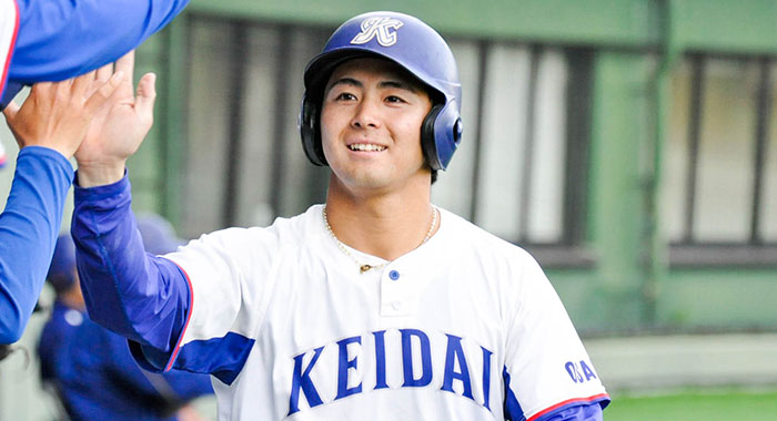 本学卒業生の柴崎聖人選手が中日ドラゴンズからドラフト2位指名！
